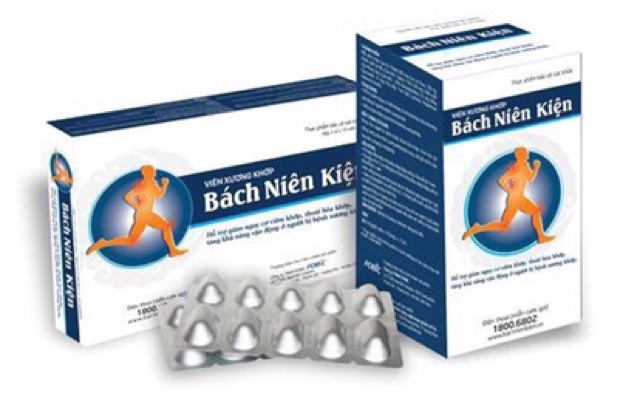 Bách niên kiện hộp 20 viên - hỗ trợ xương khớp, thoái hoá khớp...