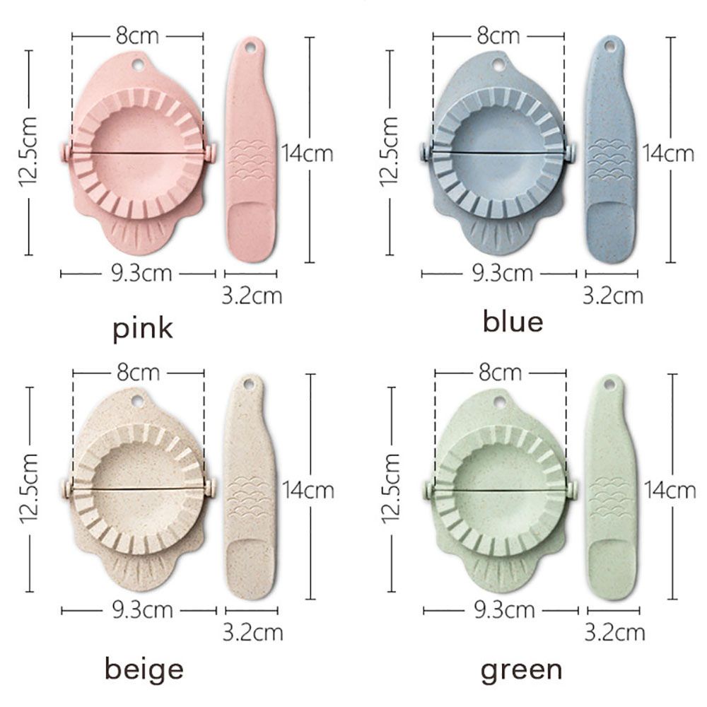 Bộ khuôn làm há cảo bằng rơm lúa mạch không chứa BPA tiện dụng cho nhà bếp nhiều màu sắc tùy chọn