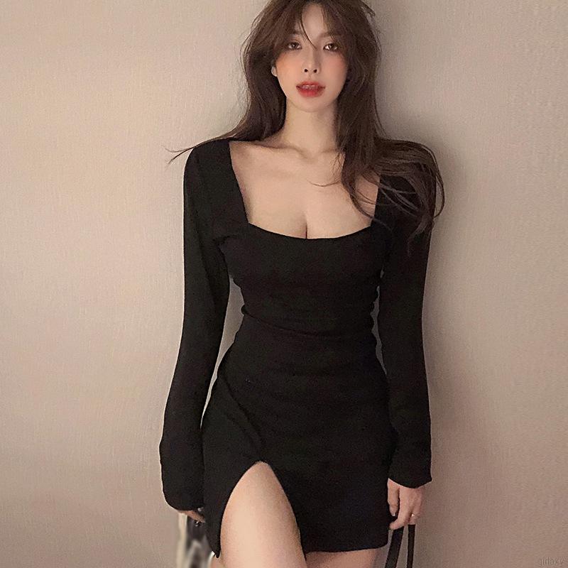 Đầm ôm dáng tay dài thời trang cho nữ