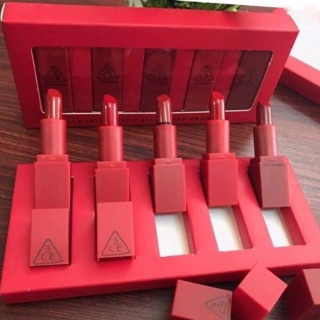Set son 5 màu tone đỏ size mini