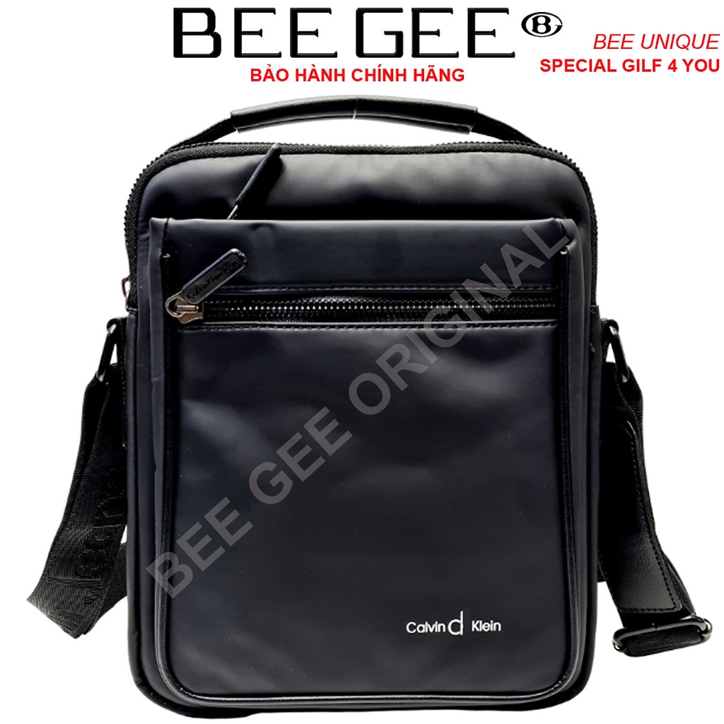 Túi đeo chéo nam nữ cao cấp phong cách HÀN QUỐC BEE GEE DCN9006B màu xám