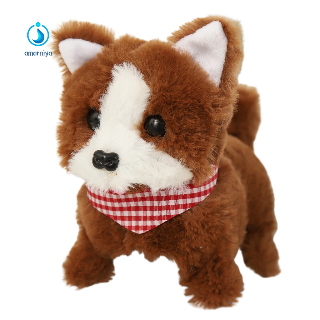 Thú Nhồi Bông Hình Chú Chó Robot Điện Tử Cho Bé