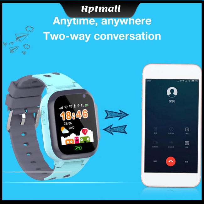 Đồng Hồ Thông Minh Q16 Ipx67 Chống Nước Có Định Vị Gps Và Đèn Cho Trẻ Em