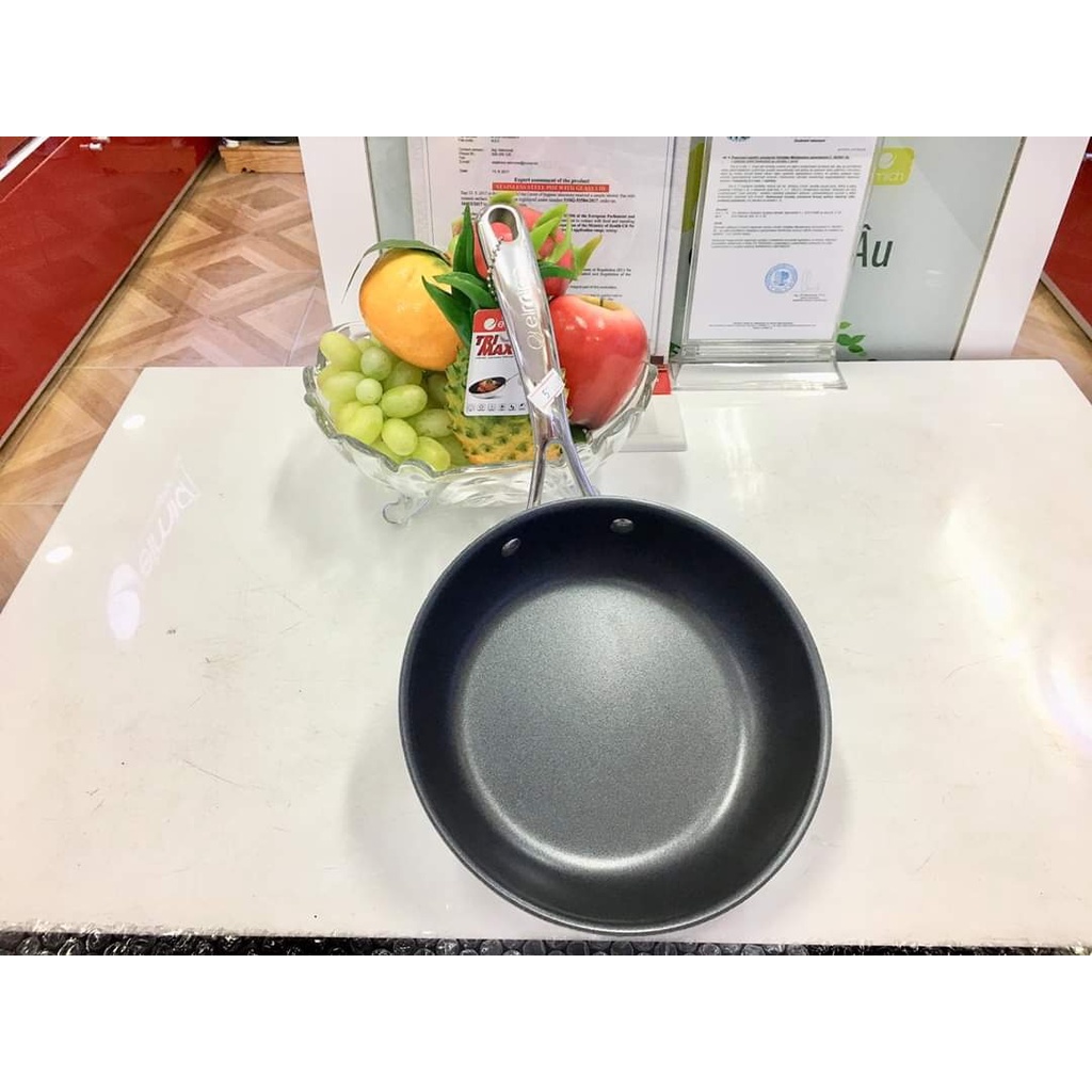 Chảo inox đáy từ elmich đáy liền trimax 20cm 24cm 26cm 28cm mã sản phẩm 2353737 chảo xào chảo rán