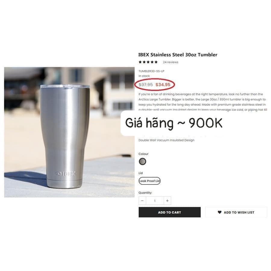 Ly nước giữ nhiệt
