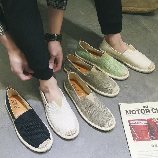 Giày Slip-on vải nam