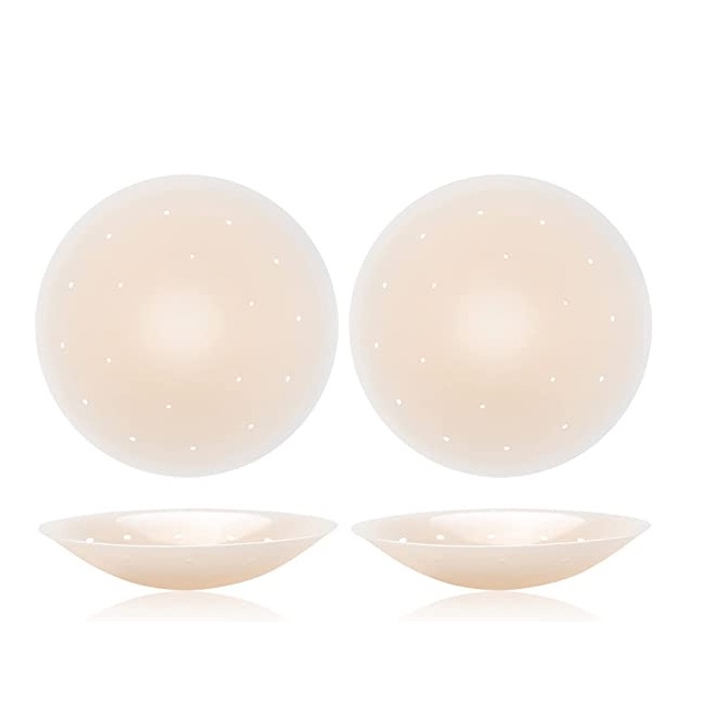 1 Cặp Miếng Dán Ngực Silicone Vô Hình Tái Sử Dụng Cho Nữ