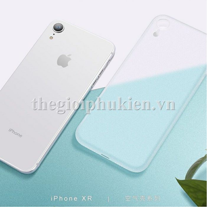 Ốp lưng lụa iPhone XR chính hãng Memumi siêu mỏng 0.3mm