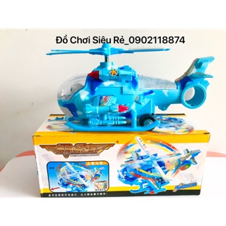 Máy Bay Trực Thăng Chiến Đấu Có Nhạc Và Đèn Chạy Pin