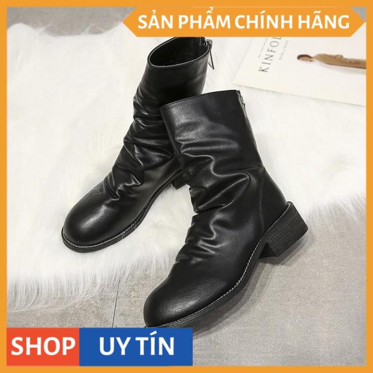 Bốt Nữ Nhũn Cao Cổ Hàn Quốc Xịn Xò