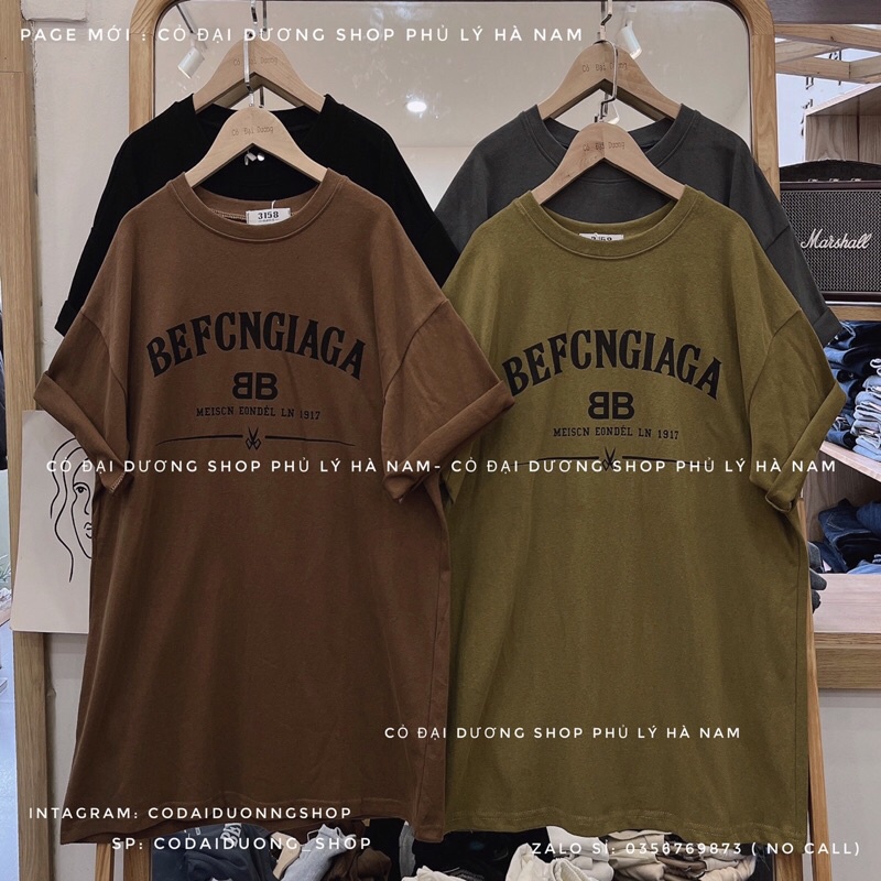 áo phông BEFCNGIAGA cộc tay