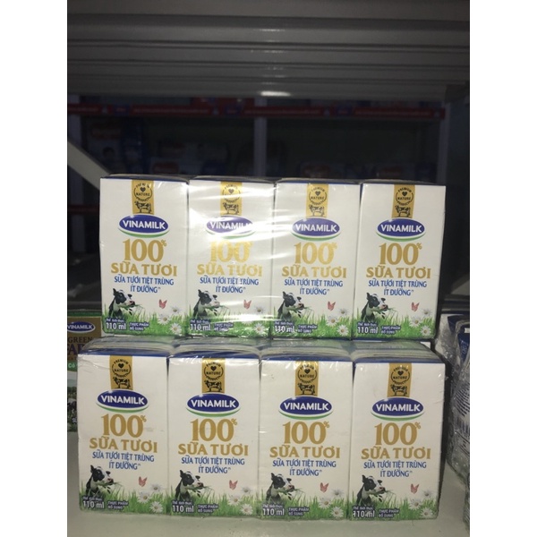 sữa tươi vinamilk 110ml