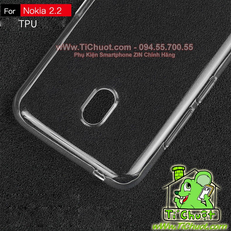 Ốp lưng Nokia 2.2 Dada Dẻo Trong suốt