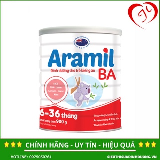 Sữa aramil ba hộp 900g