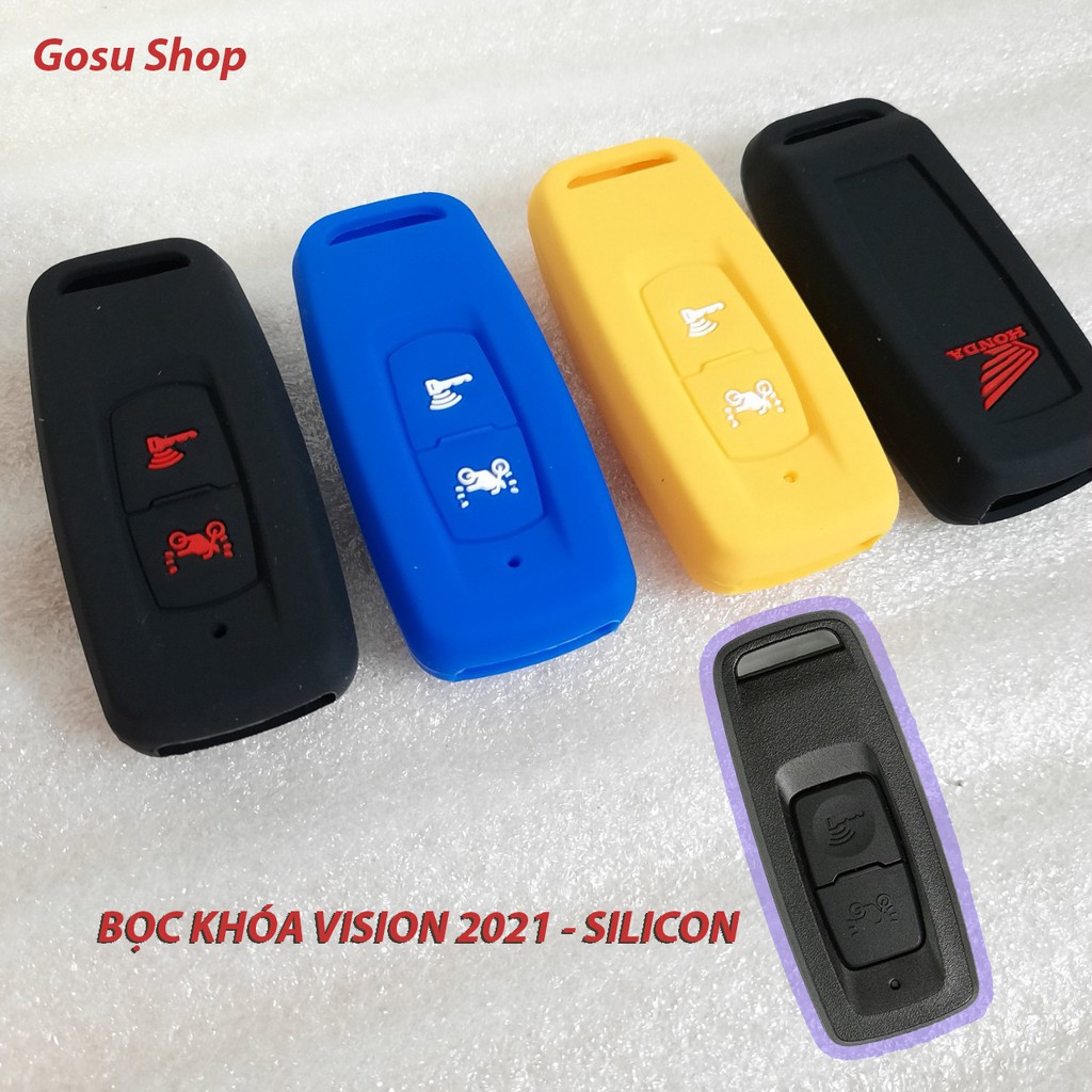 Bọc chìa khóa airblade, winner X, Vario mẫu mới 2 nút bấm Silicon bền đẹp ( một cái)