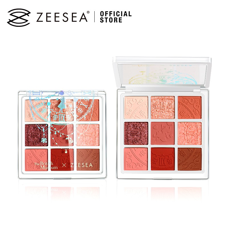 Bảng Phấn Trang Điểm Mắt Zeesea 9 Màu Sắc Kết Hợp 10G