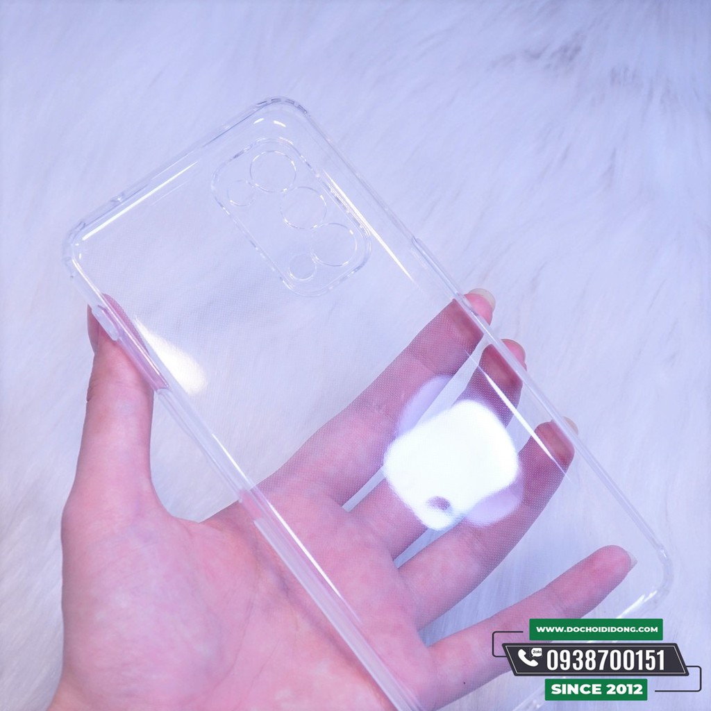 Ốp Lưng Dẻo Trong Suốt Cho Oppo Reno 5 5G Chống Sốc Bảo Vệ Camera và Cổng Sạc