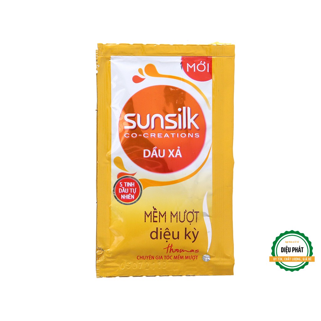 ⚡️ Dầu Xả Sunsilk Vàng, Sunsilk Mềm Mượt Diệu Kỳ 6.1ml x 12 Gói