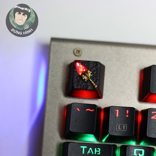 Keycap bàn phím cơ Dota2 - Aghanim's Scepter Gậy Xanh - Led Xuyên nút cực đẹp