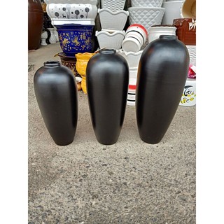 Lọ hoa bình hoa bom đen hoả biến cắm lựu hoa sứ Bát Tràng giá rẻ