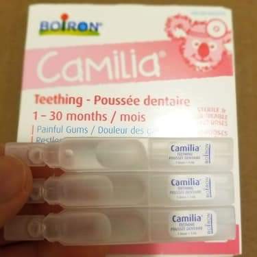 Siro giúp giảm khó chịu khi mọc răng Boiron Camilia Teething 1-30 tháng tuổi 30 tuýp×1ml