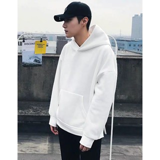 HOODIE NỈ TRẮNG TRƠN