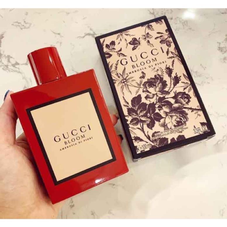Nước Hoa Nữ Gucci Bloom Đỏ 100ml - Nước Hoa Gucci Bloom màu Đỏ mùi thơm tiểu thư, Dầu Thơm nữ giá rẻ -Linh Chi Mỹ Phẩm