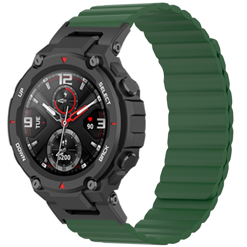 Dây Đeo Thay Thế Chất Liệu Silicon Màu Trơn Cho Huami Amazfit T-Rex / T Rex Pro