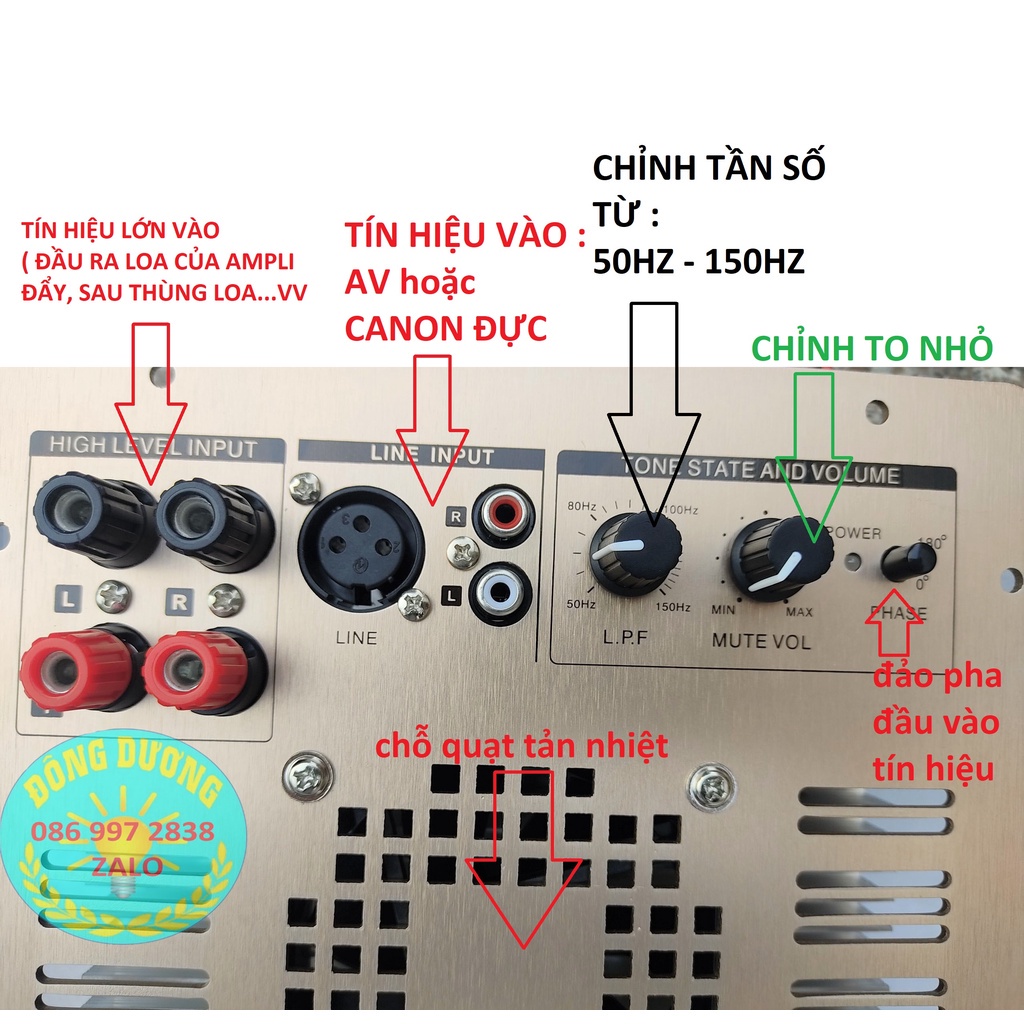 MẠCH SUB ĐIỆN 4 SÒ CÓ QUẠT TẢN NHIỆT - SIÊU TRẦM