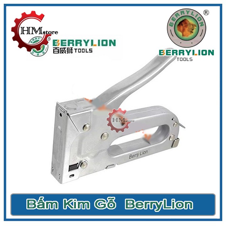 Kềm bấm kim gỗ Berrylion Chính hãng - Kìm bấm kim cao cấp Sư Tử