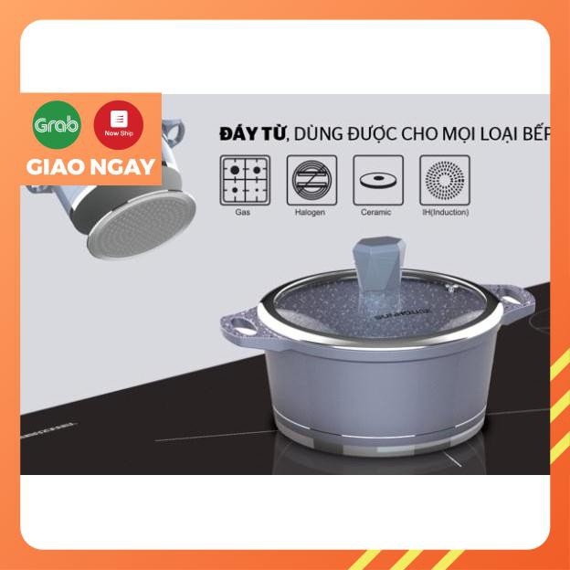 Bộ nồi quánh vân đá đáy từ SUNHOUSE CHỐNG DÍNH
