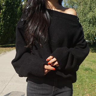 [ORDER TAOBAO/TMALL 030 ] Áo Len Cổ Lửng Cúc Vai Change Nhiều Style