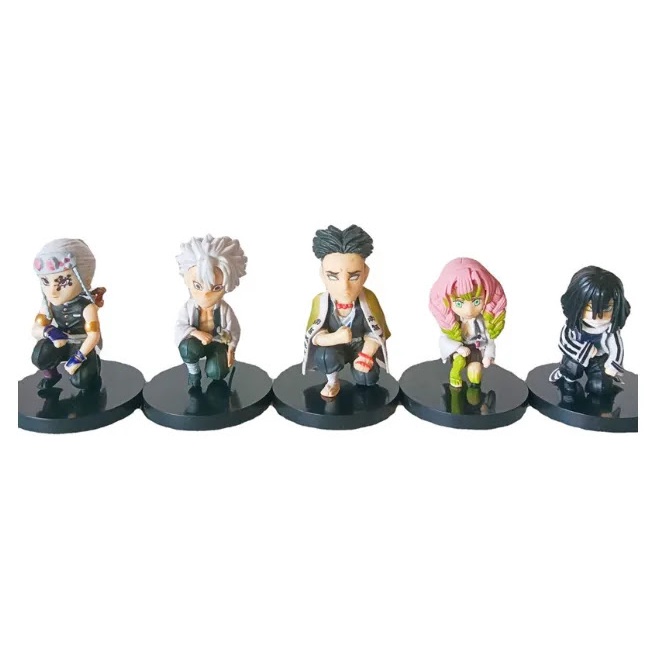 Mô hình chibi nhân vật Kimetsu no Yaiba tanjiro nezuko inosuke Thanh Gươm Diệt Quỷ