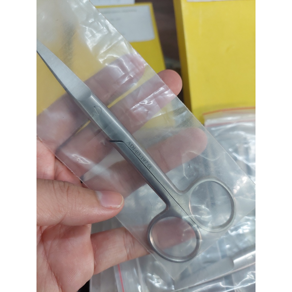 Kéo phẫu thuật thẳng 2 đầu nhọn hàng chính hãng 100% nhiều kích thước