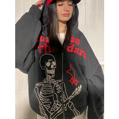 Áo hoodie In Chữ Y2K Phong Cách Harajuku Đơn Giản Thời Trang Cho Nam Và Nữ