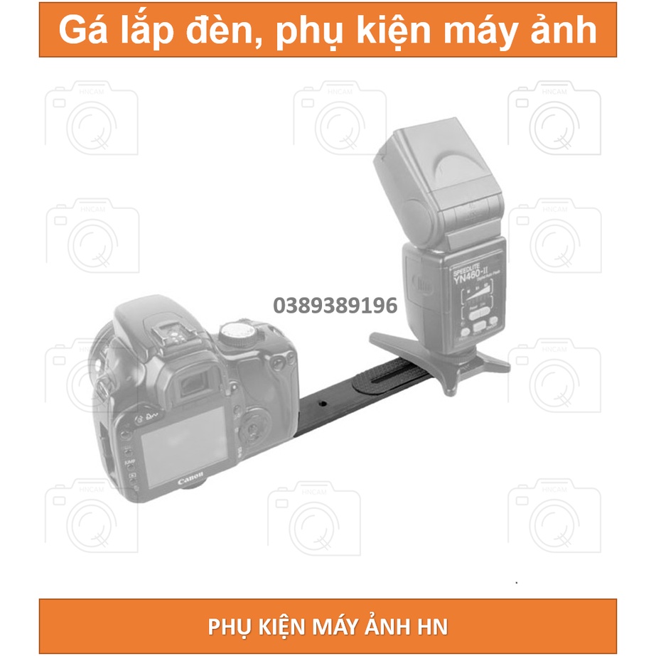 Gá lắp đèn và phụ kiện vào chân máy, lắp đèn quay video