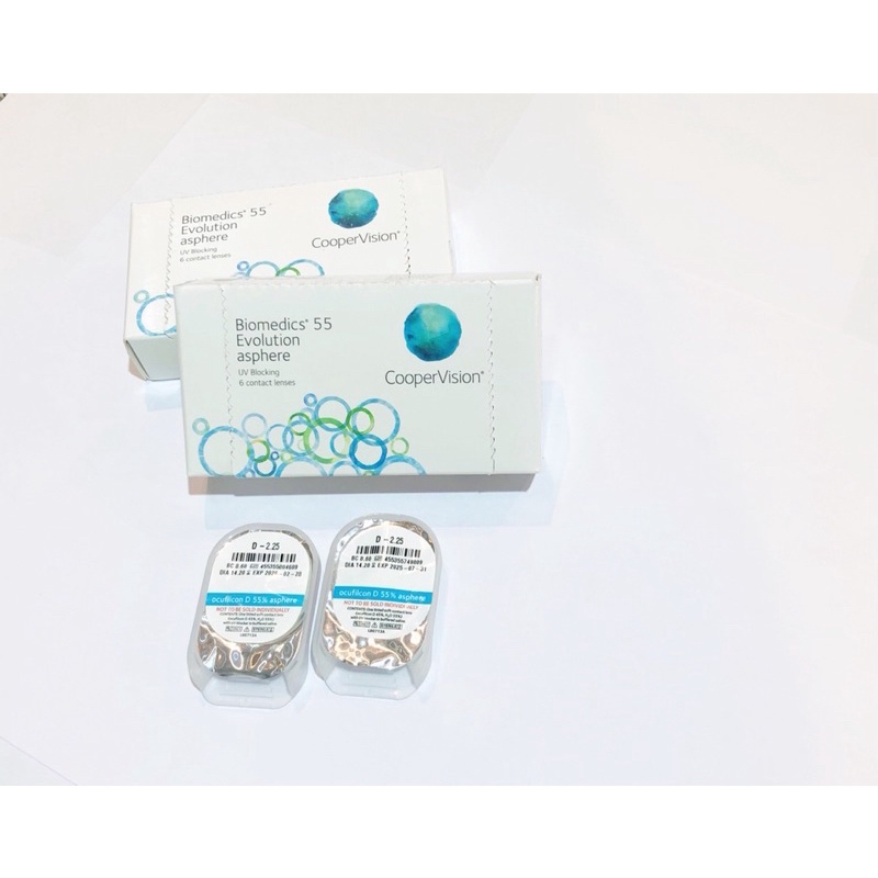 Kính áp tròng không màu 3T Biomedics 55
