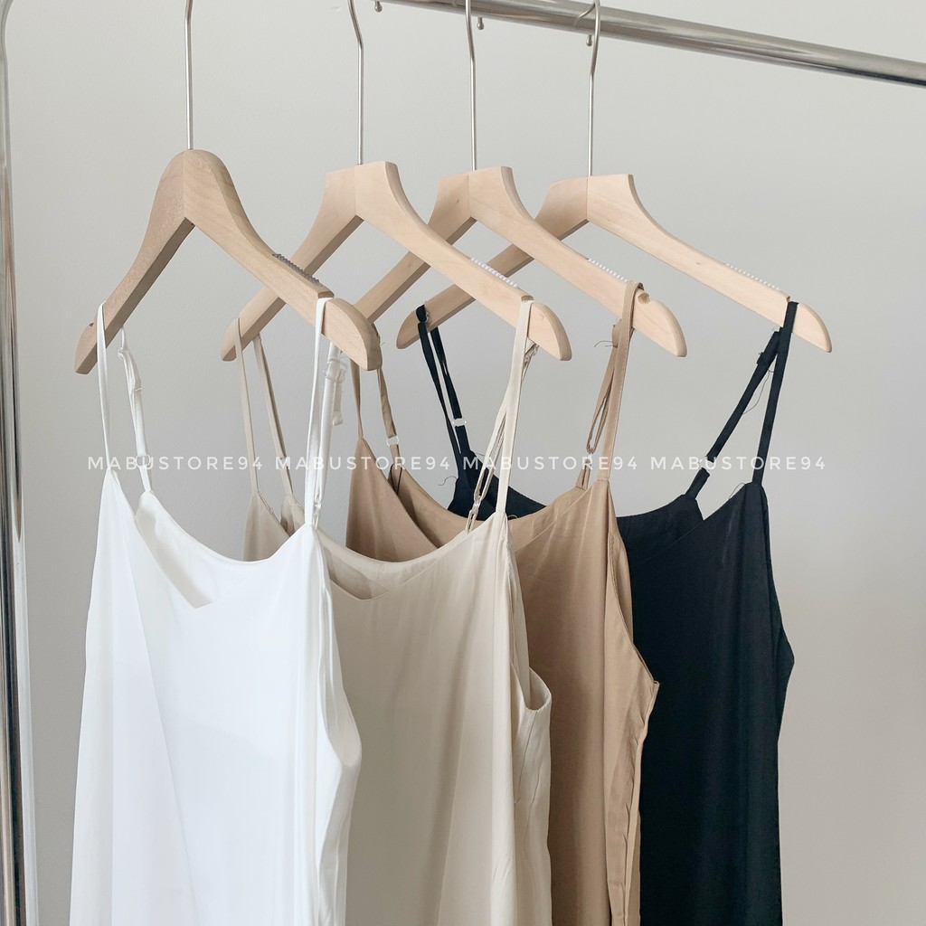 Váy 2 dây xuông xẻ tà
