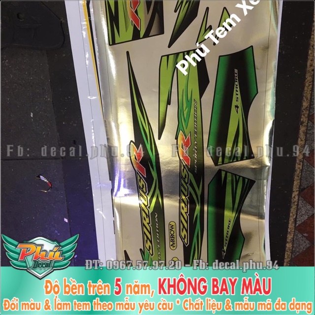 Tem rời Sirius Chrome Cao cấp -1