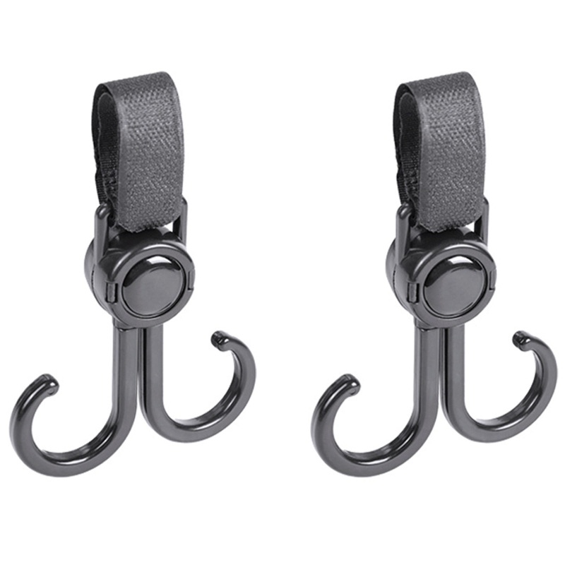 Set 2 Móc Treo Đồ Gắn Xe Đẩy Em Bé Tiện Dụng