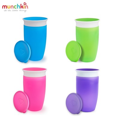 Cốc 360 độ Munchkin chống đổ, có nắp 296ml