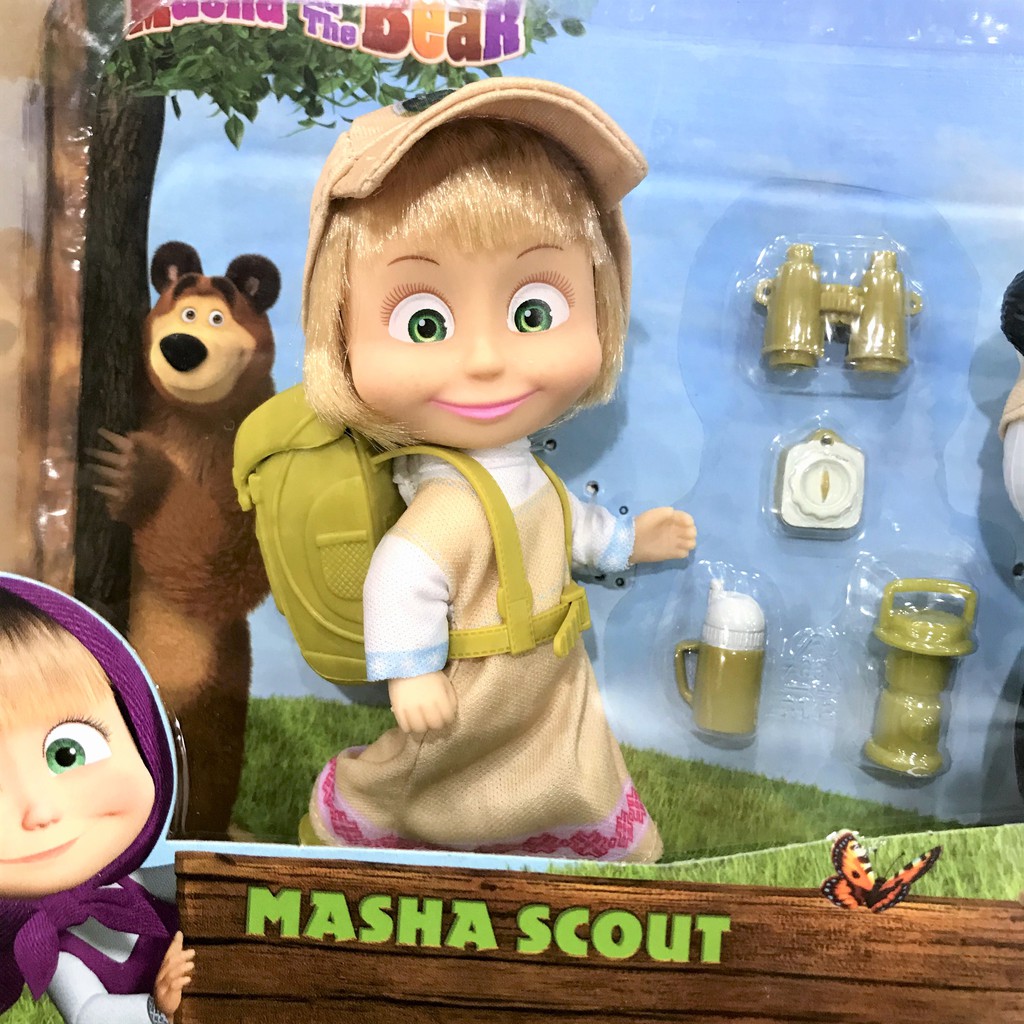 Đồ Chơi Búp Bê MASHA AND THE BEAR Masha Scout 109301056 - Simba Toys Vietnam