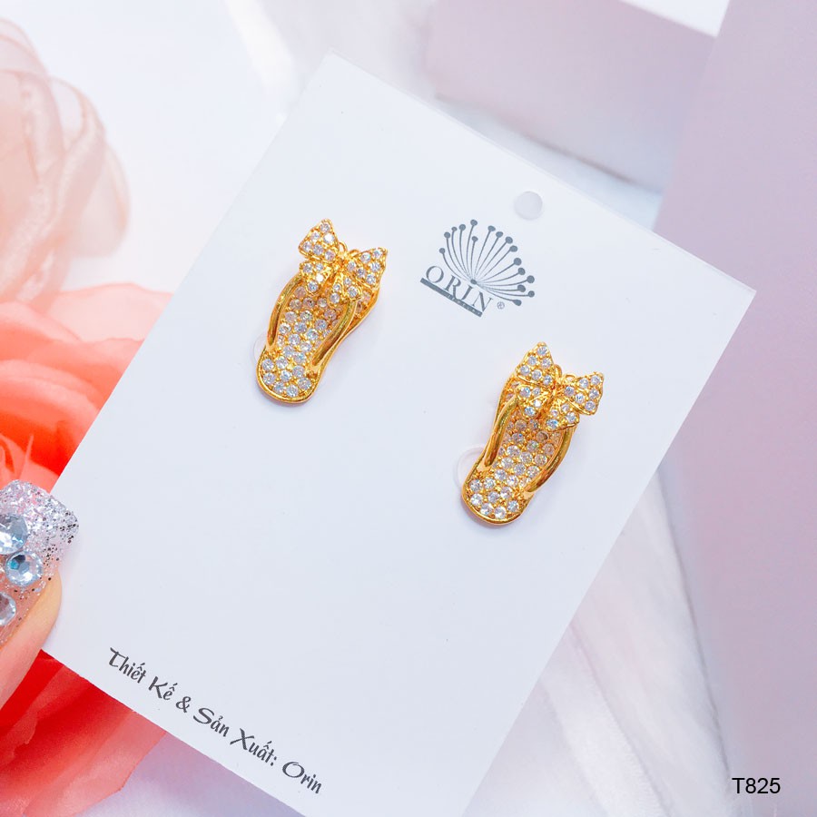Bông tai nữ hình chiếc dép nơ thiết kế cao cấp Orin T825