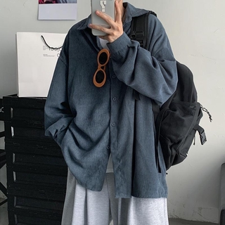 Áo Khoác Sơ Mi Tay Dài Phong Cách Hàn Quốc Thời Trang Cho Nam