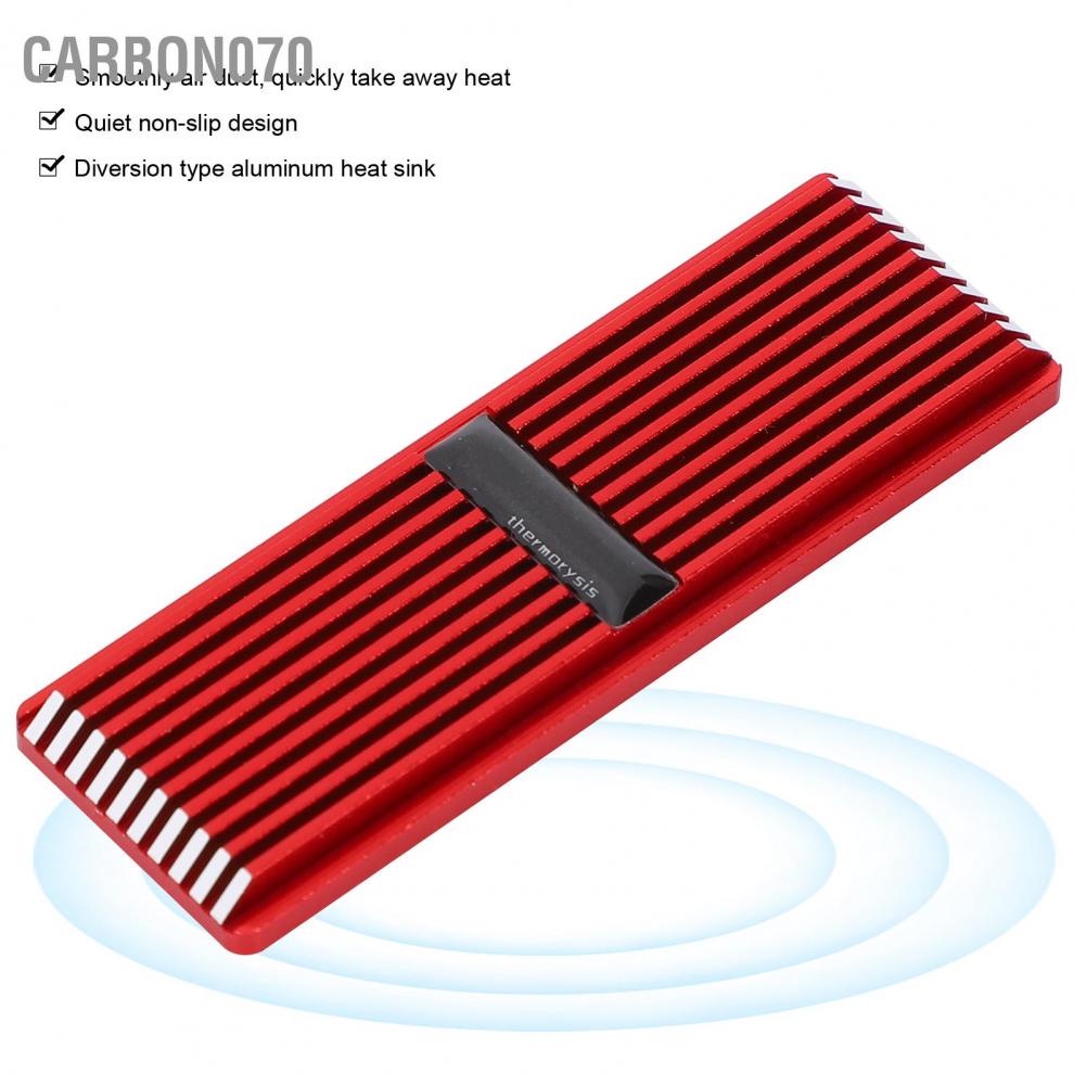 Đế Tản Nhiệt Ổ Cứng SSD Bằng Nhôm Carbon070 2280 M2