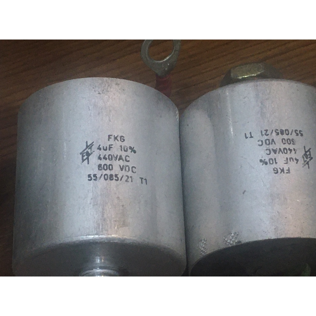 Tụ 4UF - 440 VAC - 600 VDC. Thương hiêu FKG
