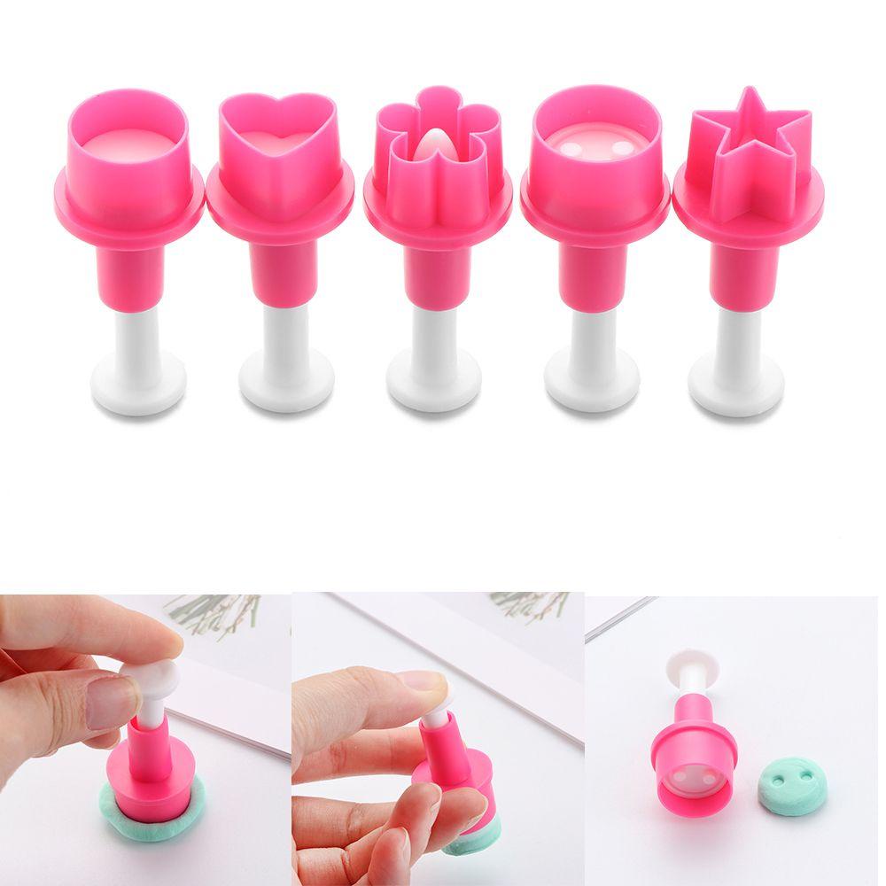 KRNY Bộ 5 Khuôn Cắt Bánh Quy Hình Trái Tim