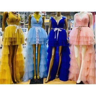 ĐẦM XOÈ ĐUÔI TÔM TẦNG CỰC XINH ảnh thật