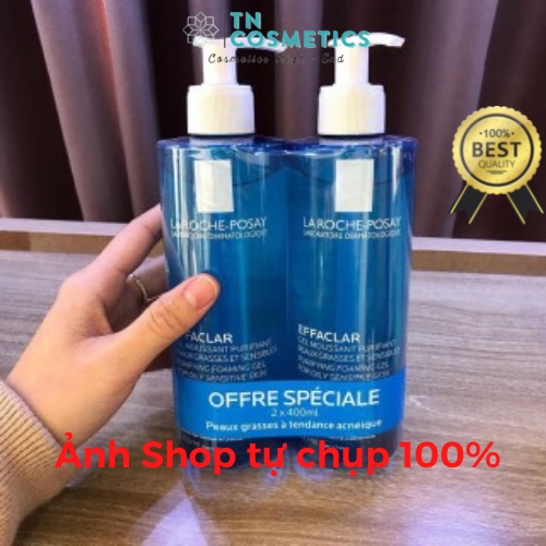 Sữa rửa mặt tạo bọt cho da nhạy cảm La Roche Posay, Gel rửa mặt Laroche Posay 400ml SRM4110