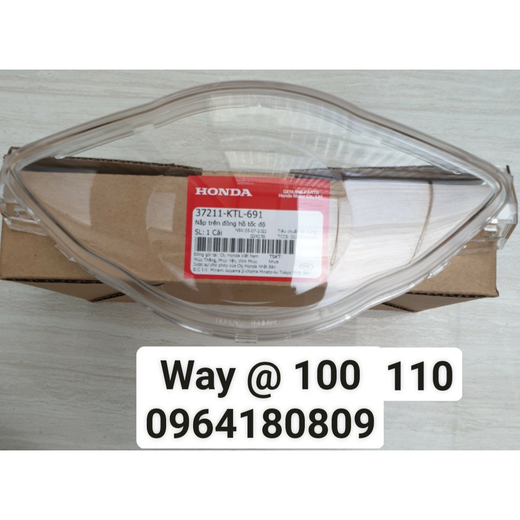 Măt Kính Đồng Hồ Xe Máy HONDA  ws110 RSX 110  Wave Nhỏ  Bled số FU 1 ,Funeo AB 110  AB125 chính hãng